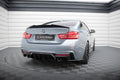 Maxton Design Diffusor Heck Ansatz passend für BMW 4er Coupe / Gran Coupe / Cabrio M-Paket F32 / F36 / F33 (Einzelauspuff li. re.)