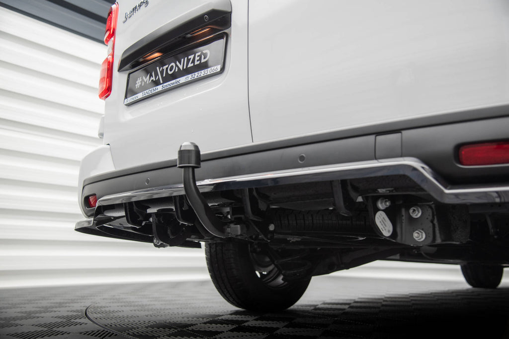 Maxton Design Street+ Mittlerer Diffusor RACE passend für Citroen Jumpy L3 Mk3 schwarz Hochglanz