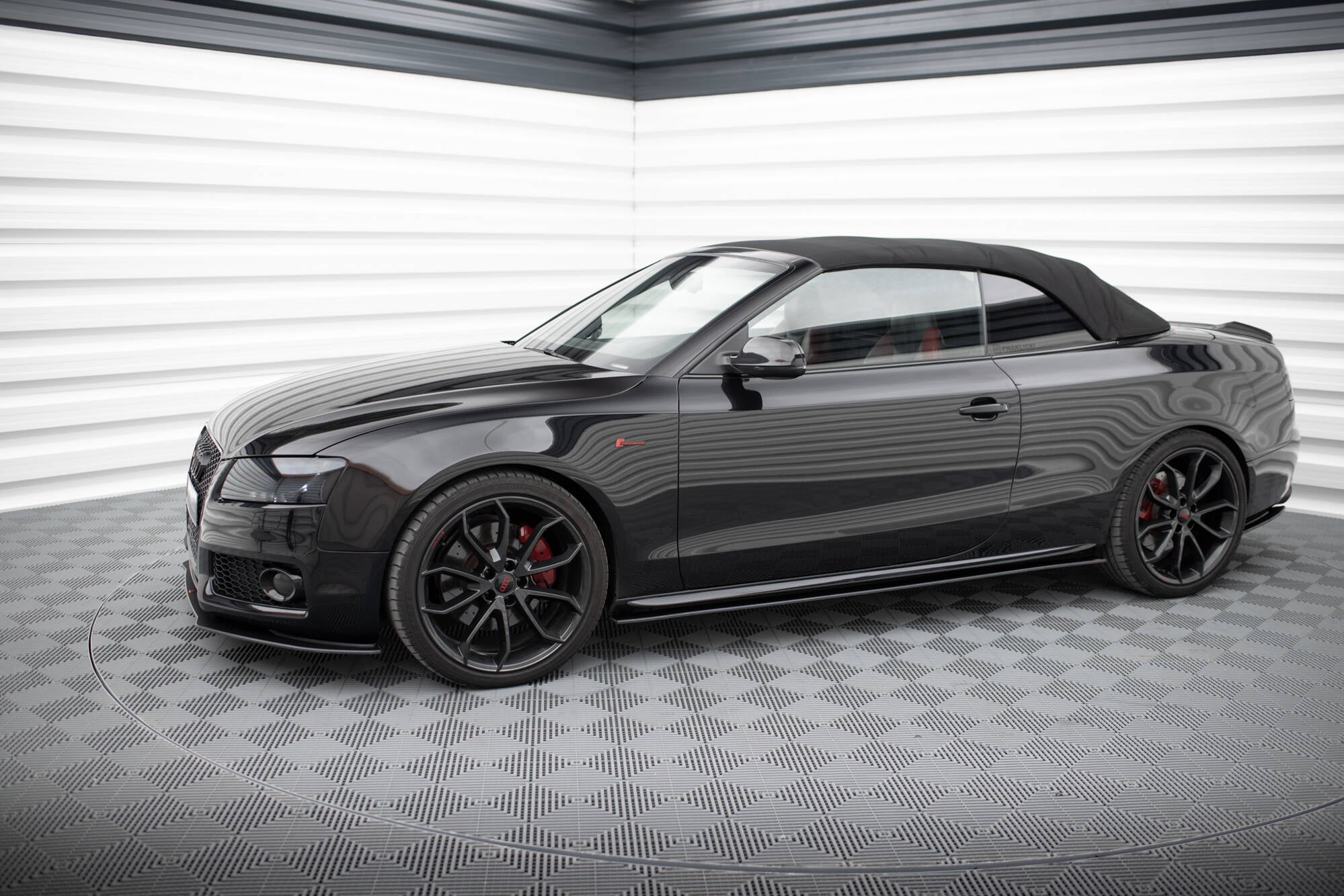 Maxton Design Street Pro Street+ Seitenschweller Leisten passend für Audi A5 / A5 S-Line / S5 Coupe / Cabrio 8T / 8T Facelift