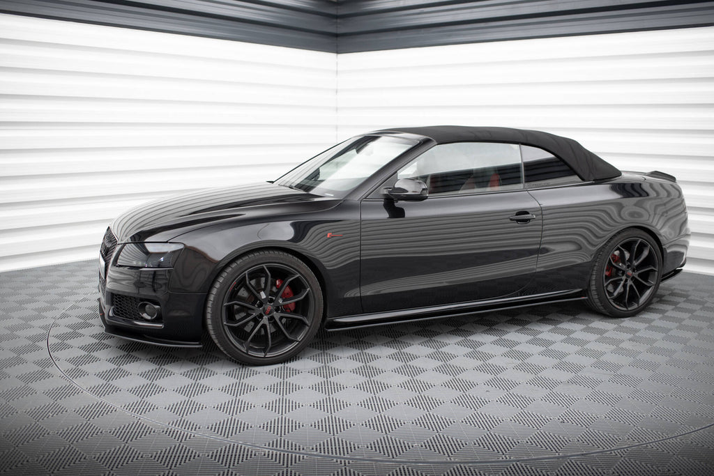 Maxton Design Street Pro Street+ Seitenschweller Leisten passend für Audi A5 / A5 S-Line / S5 Coupe / Cabrio 8T / 8T Facelift