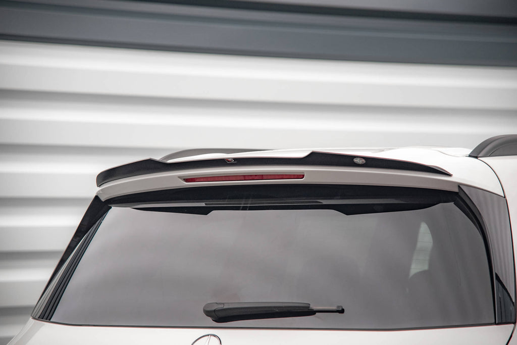 Maxton Design Spoiler CAP passend für Mercedes-Benz GLS AMG-Line X167 Facelift schwarz Hochglanz