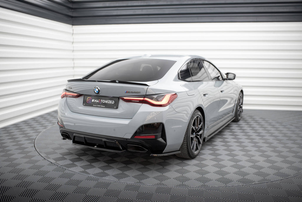 Maxton Design Heckansatz BMW M440i Gran Coupe G26 schwarz Hochglanz für BMW 4er Gran Coupe