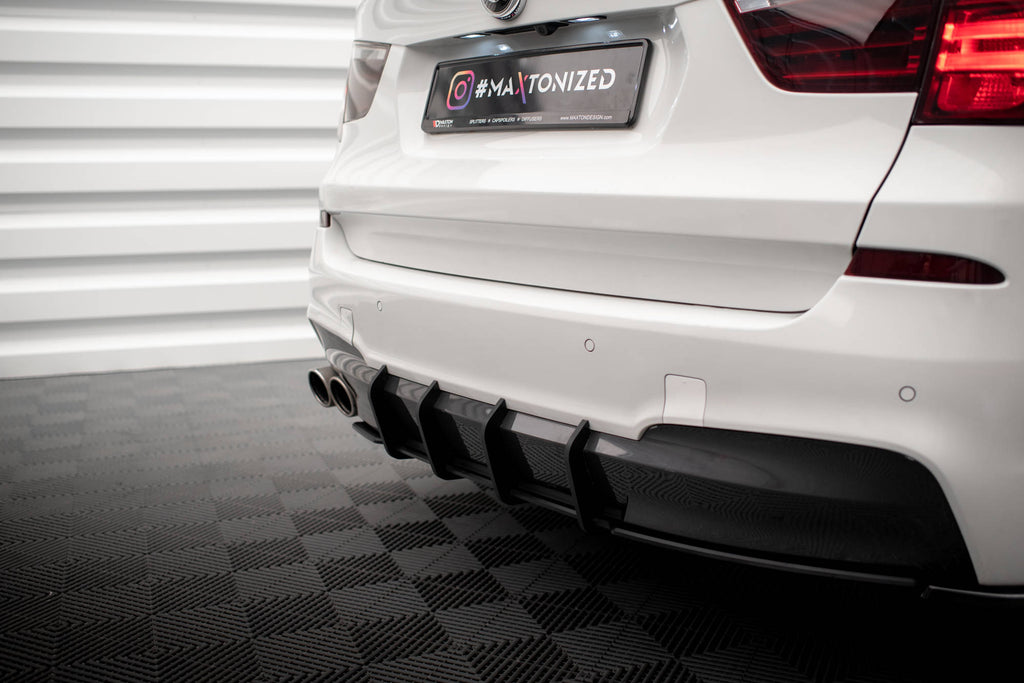 Maxton Design Street Pro Heckschürze passend für BMW X3 M-Paket F25
