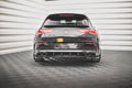 Maxton Design Diffusor Heck Ansatz passend für Mercedes-AMG CLA 35 Aero / 45 Aero C118 schwarz Hochglanz