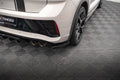 Maxton Design Heck Ansatz Flaps Diffusor passend für VW T-Roc R / R-Line Mk1 Facelift schwarz Hochglanz
