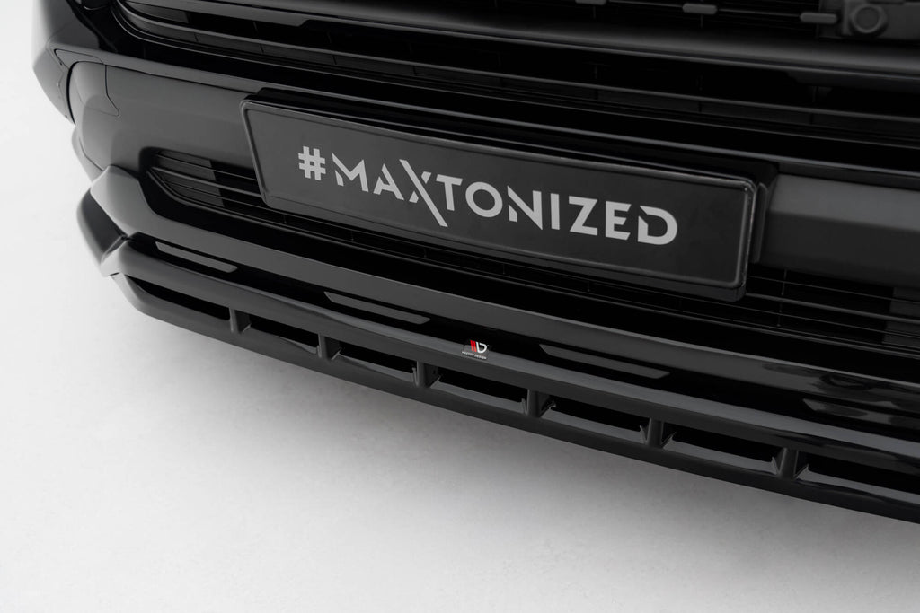 Maxton Design Street+ Spoilerlippe Front Ansatz passend für Toyota RAV4 Adventure Mk5 schwarz Hochglanz