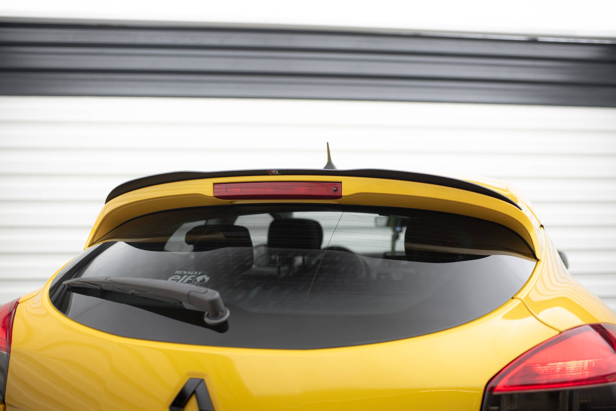 Maxton Design Spoiler CAP passend für Renault Megane RS Trophy / RS Cup Mk3 schwarz Hochglanz