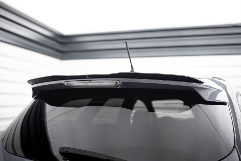 Maxton Design Spoiler CAP passend für Ford Focus ST Mk3 Kombi schwarz Hochglanz