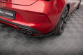 Maxton Design Heck Ansatz Flaps Diffusor V.1 passend für Cupra Leon Hatchback Mk1 schwarz Hochglanz