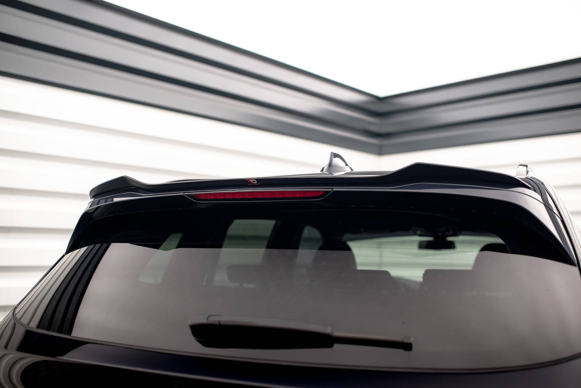 Maxton Design Spoiler CAP passend für BMW X3 M40d / M40i / M-Paket G01 / iX3 G08 Facelift schwarz Hochglanz