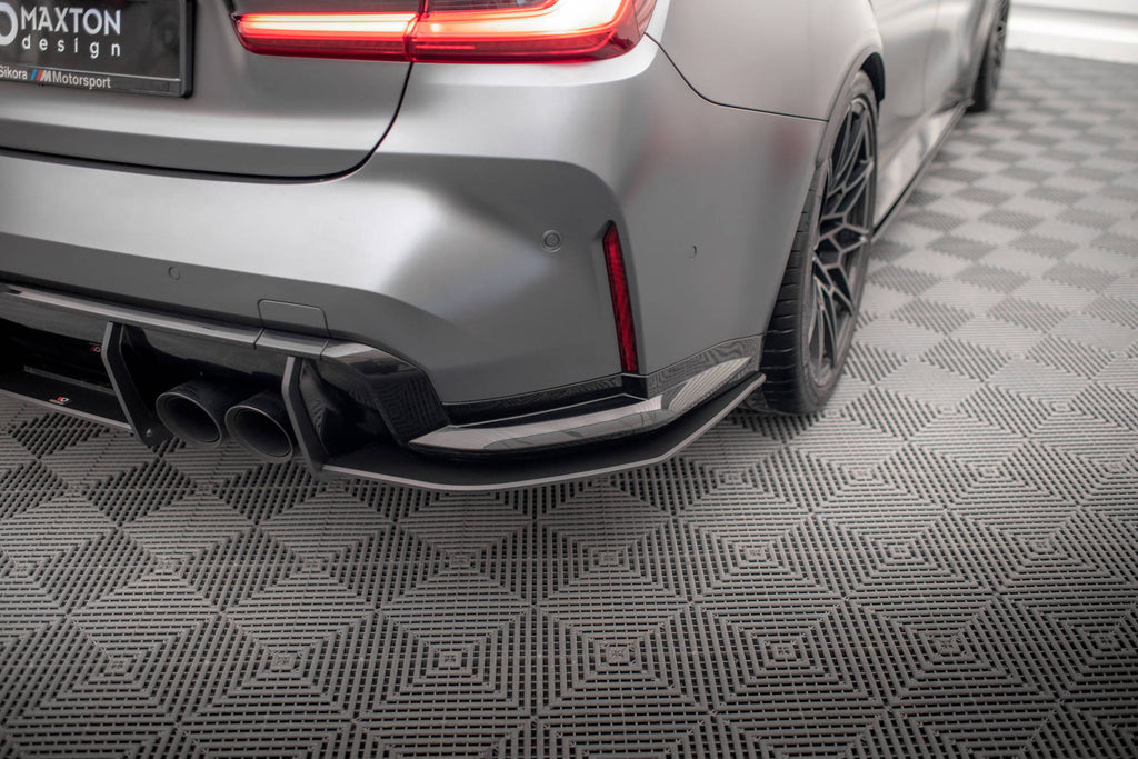 Maxton Design Street Pro Heck Ansatz Flaps Diffusor passend für BMW M3 Limousine / Touring G80 / G81