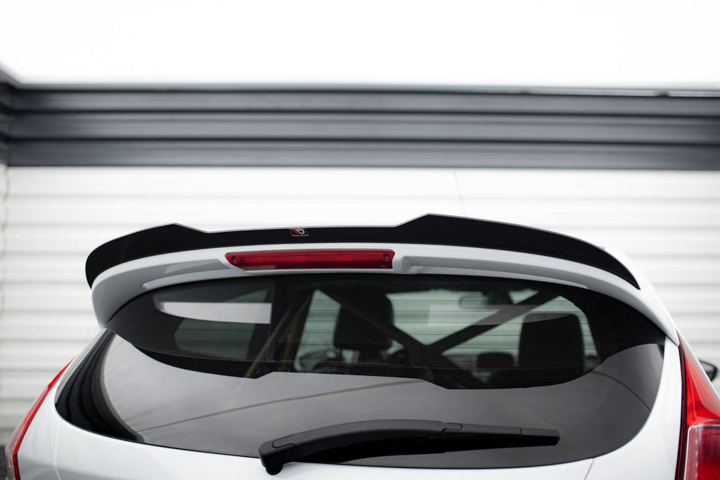 Maxton Design Spoiler CAP passend für Ford Fiesta ST Mk7 FL schwarz Hochglanz