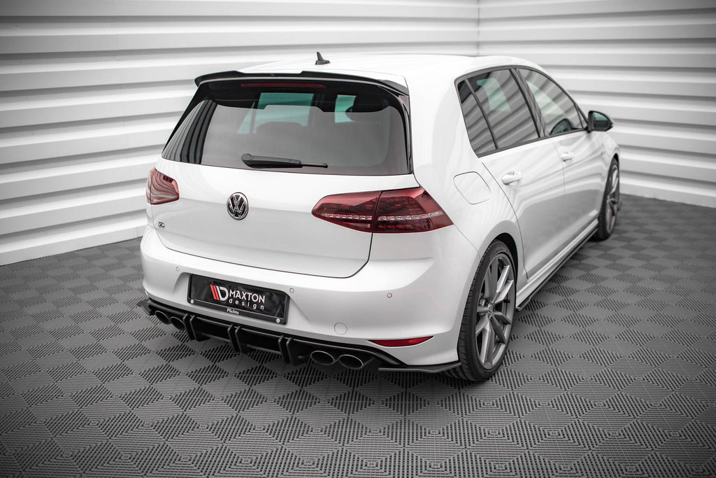 Maxton Design Street Pro Heck Ansatz Flaps Diffusor passend für VW Golf R Mk7