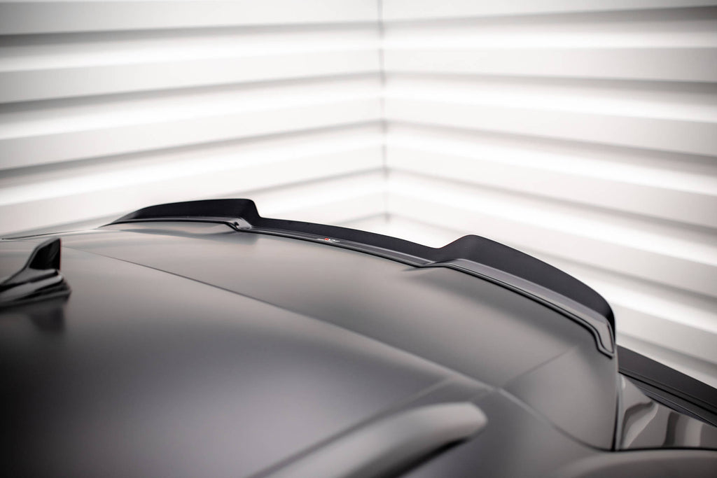 Maxton Design Höher Spoiler CAP passend für Audi RSQ8 Mk1 Facelift schwarz Hochglanz