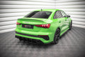Maxton Design Street Pro Heck Ansatz Flaps Diffusor passend für Audi RS3 Limousine 8Y