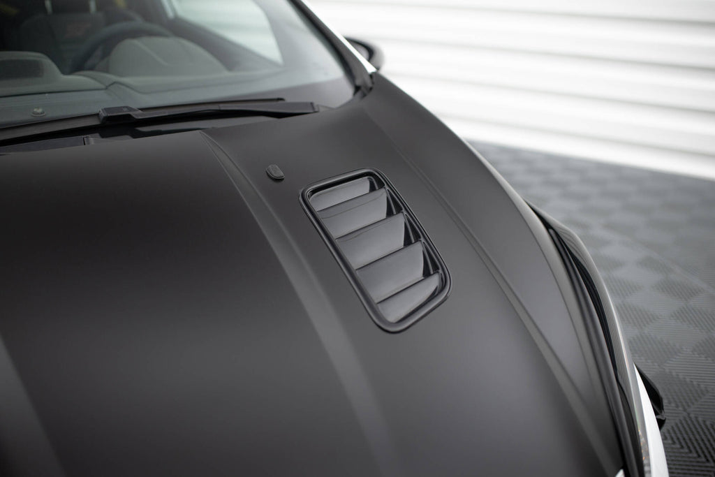 Maxton Design Motorhauben Luftschlitze Ford Fiesta ST Mk7 Facelift schwarz Hochglanz für Ford Fiesta ST