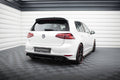 Maxton Design Heckansatz VW GOLF 7 R im DTM LOOK schwarz Hochglanz für Volkswagen Golf Mk7