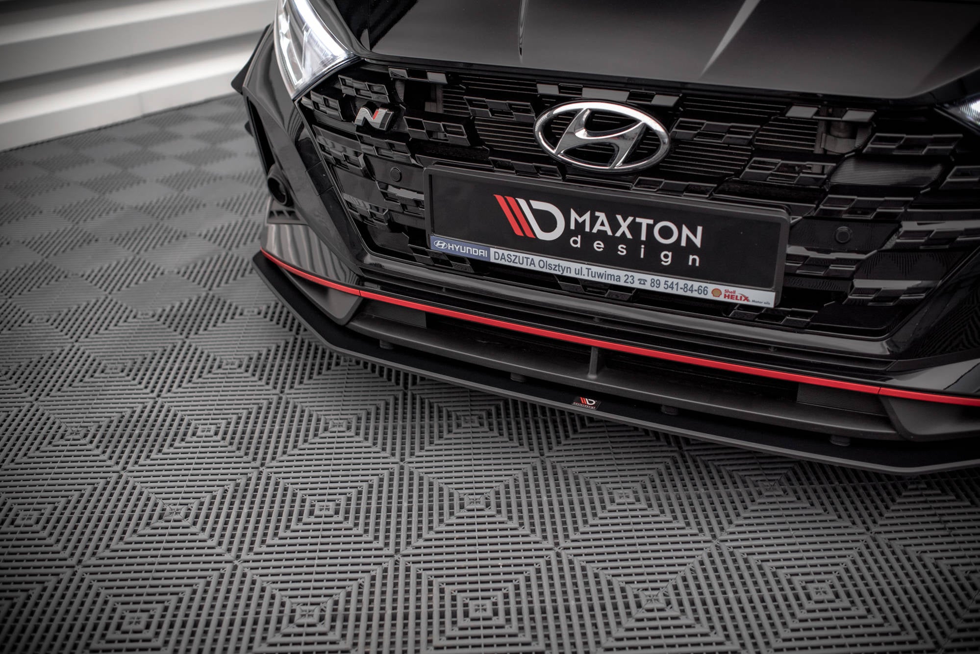 Maxton Design Street Pro Street+ Spoilerlippe Front Ansatz passend für Hyundai I20 N Mk3