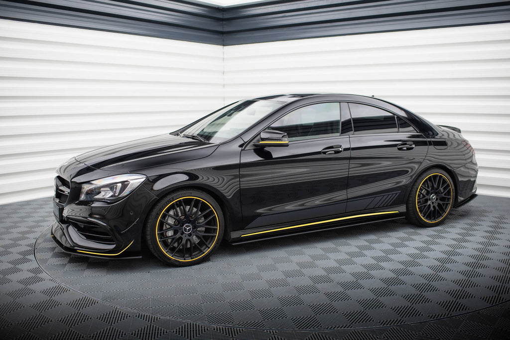 Maxton Design Street Pro Street+ Seitenschweller Leisten passend für Mercedes-AMG CLA 45 C117 Facelift