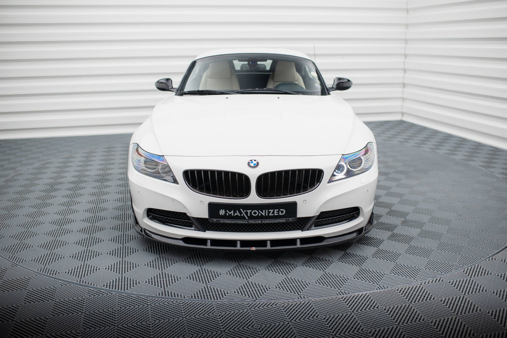 Maxton Design Street+ Spoilerlippe Front Ansatz V.1 passend für BMW Z4 E89 schwarz Hochglanz
