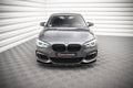 Maxton Design Street+ Spoilerlippe Front Ansatz V.1 passend für BMW 1er F20/F21 M-Power FACELIFT schwarz Hochglanz