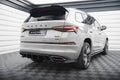 Maxton Design Street+ Mittlerer Diffusor RACE passend für Skoda Kodiaq RS Mk1 / Mk1 Facelift schwarz Hochglanz