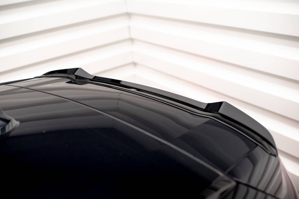Maxton Design Spoiler CAP passend für BMW X3 M40d / M40i / M-Paket G01 / iX3 G08 Facelift schwarz Hochglanz