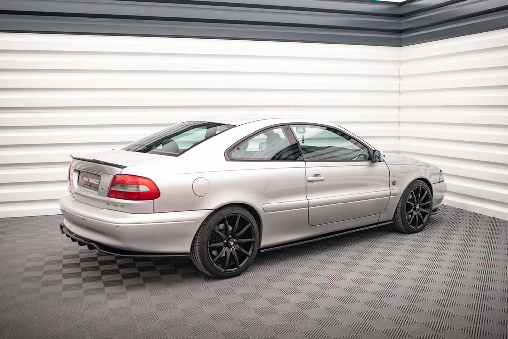 Maxton Design Street+ Seitenschweller Leisten passend für Volvo C70 Mk1 schwarz Hochglanz