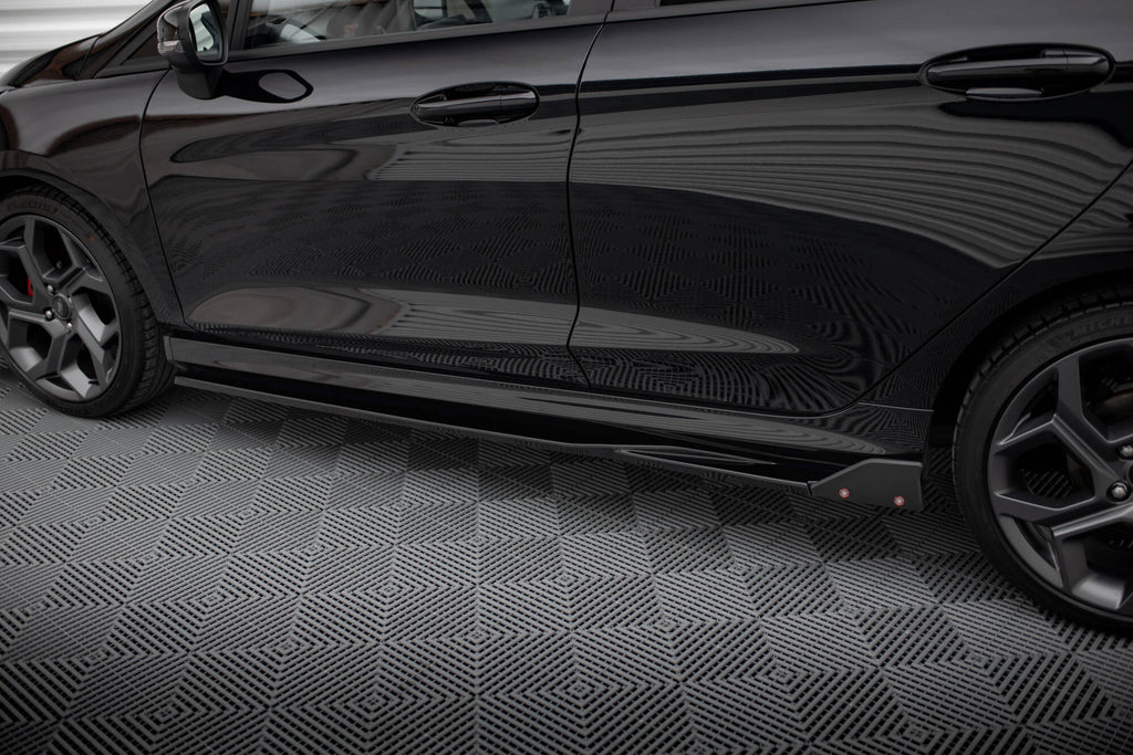 Maxton Design Street+ Seitenschweller Leisten V.2 passend für + Flaps passend für Ford Fiesta ST / ST-Line