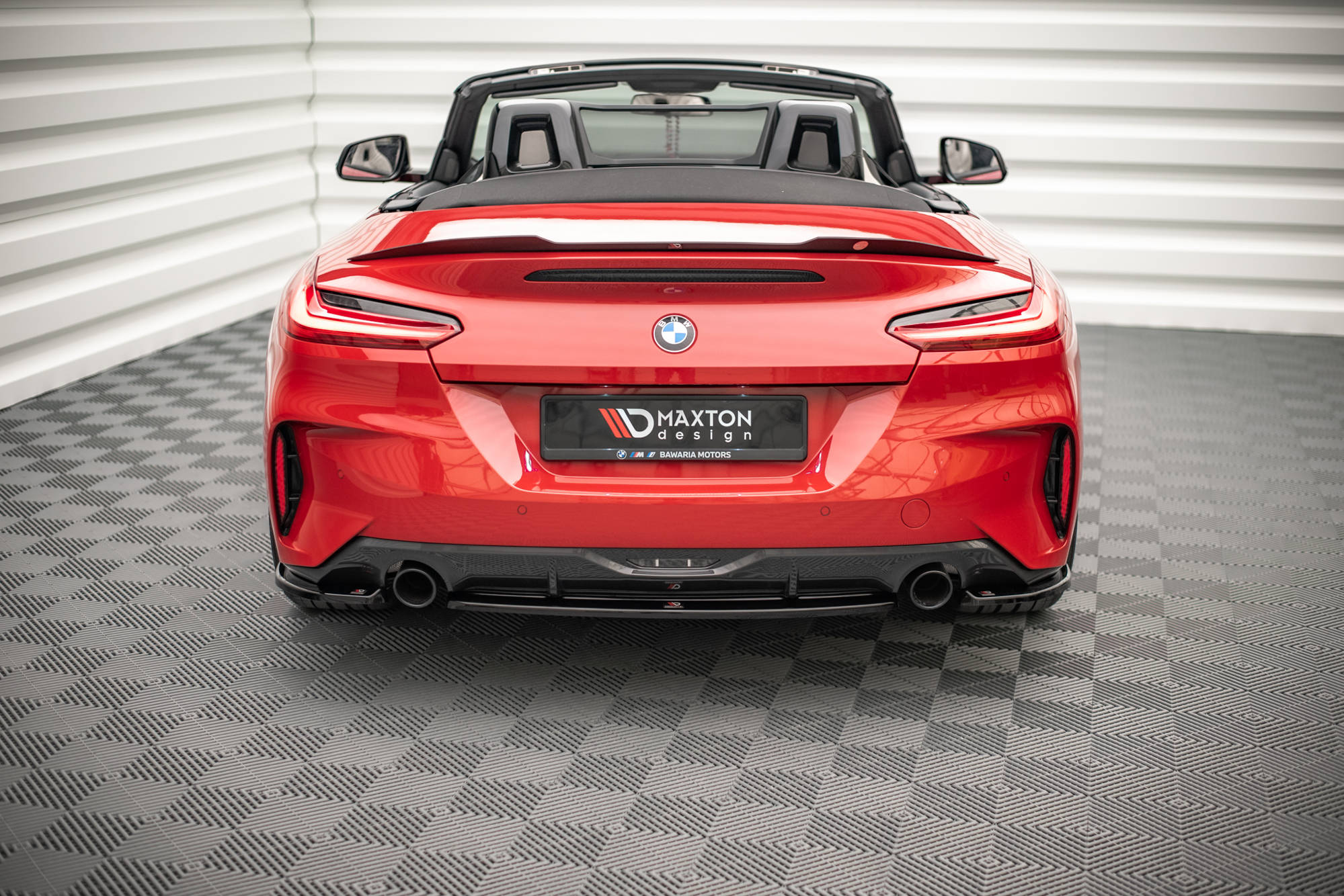 Maxton Design Heckansatz BMW Z4 M-Paket G29 schwarz Hochglanz für BMW Z4 G29