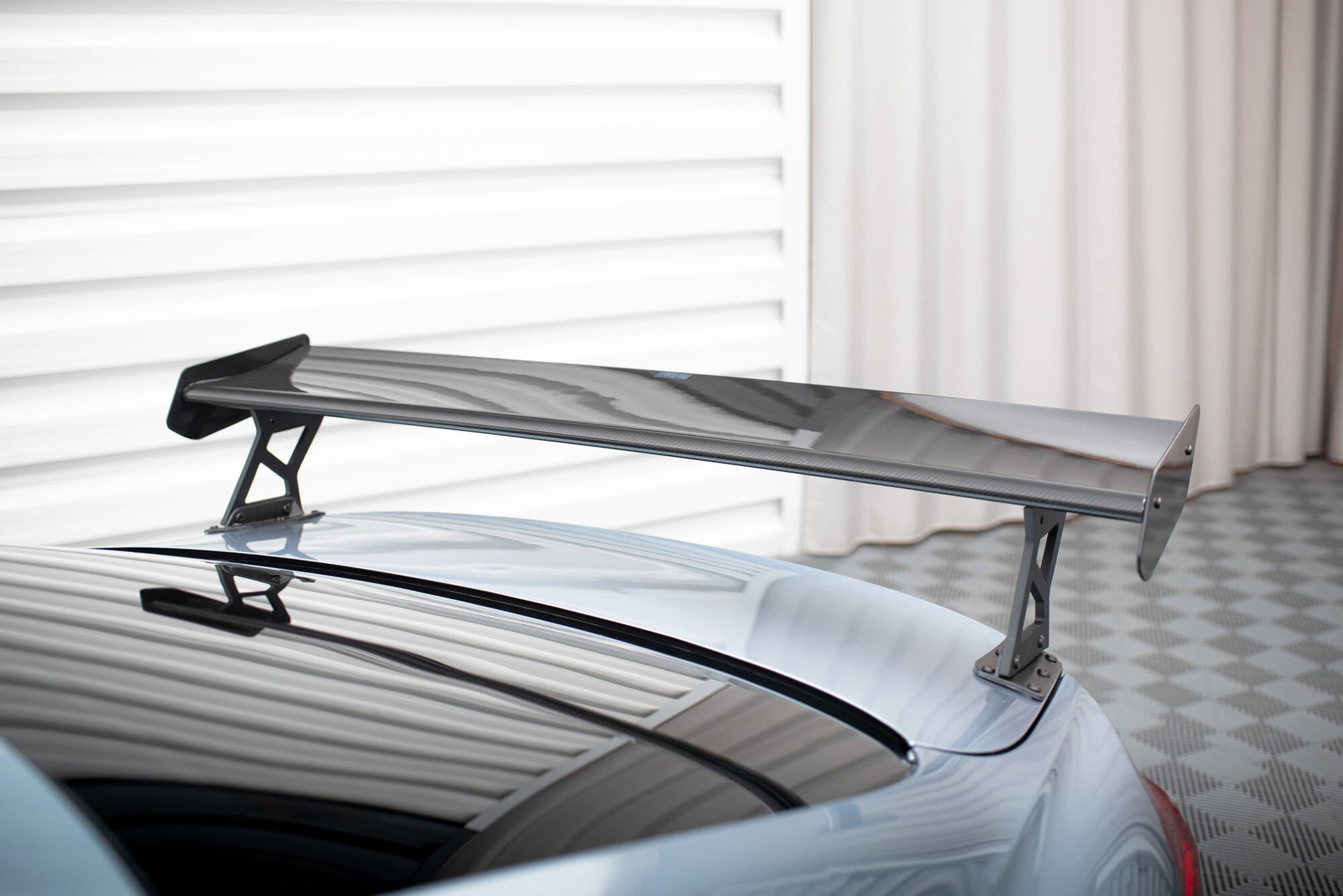 Maxton Design Carbon Spoiler With External Brackets Uprights BMW 4er F32 / 4 F32 M-Paket Coupe für BMW 4er Coupe