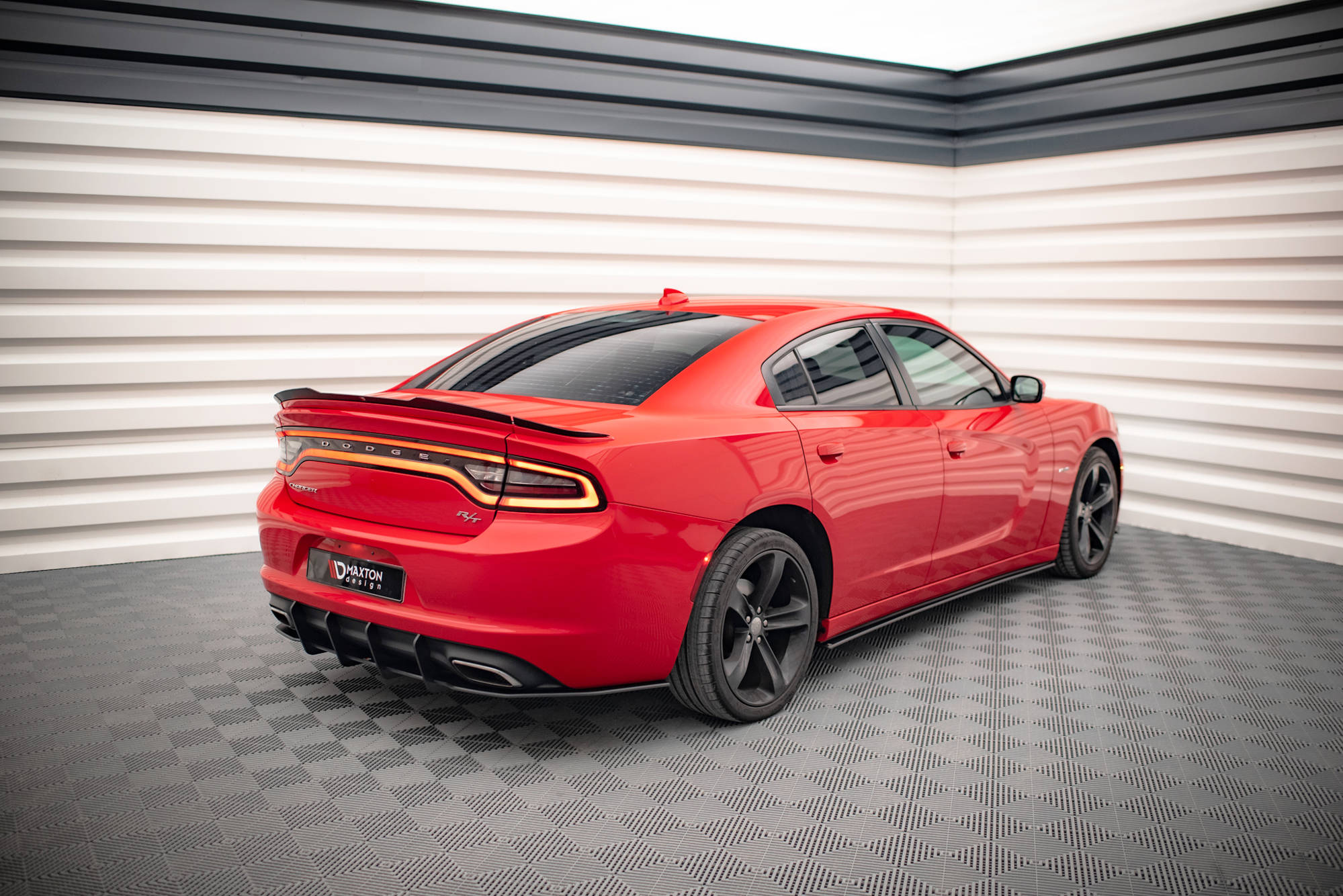 Maxton Design Street Pro Street+ Seitenschweller Leisten passend für Dodge Charger RT Mk7 Facelift