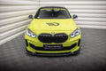 Maxton Design Street+ Spoilerlippe Front Ansatz V.7 passend für BMW 1er M-Paket / M135i / 128ti F40 schwarz Hochglanz
