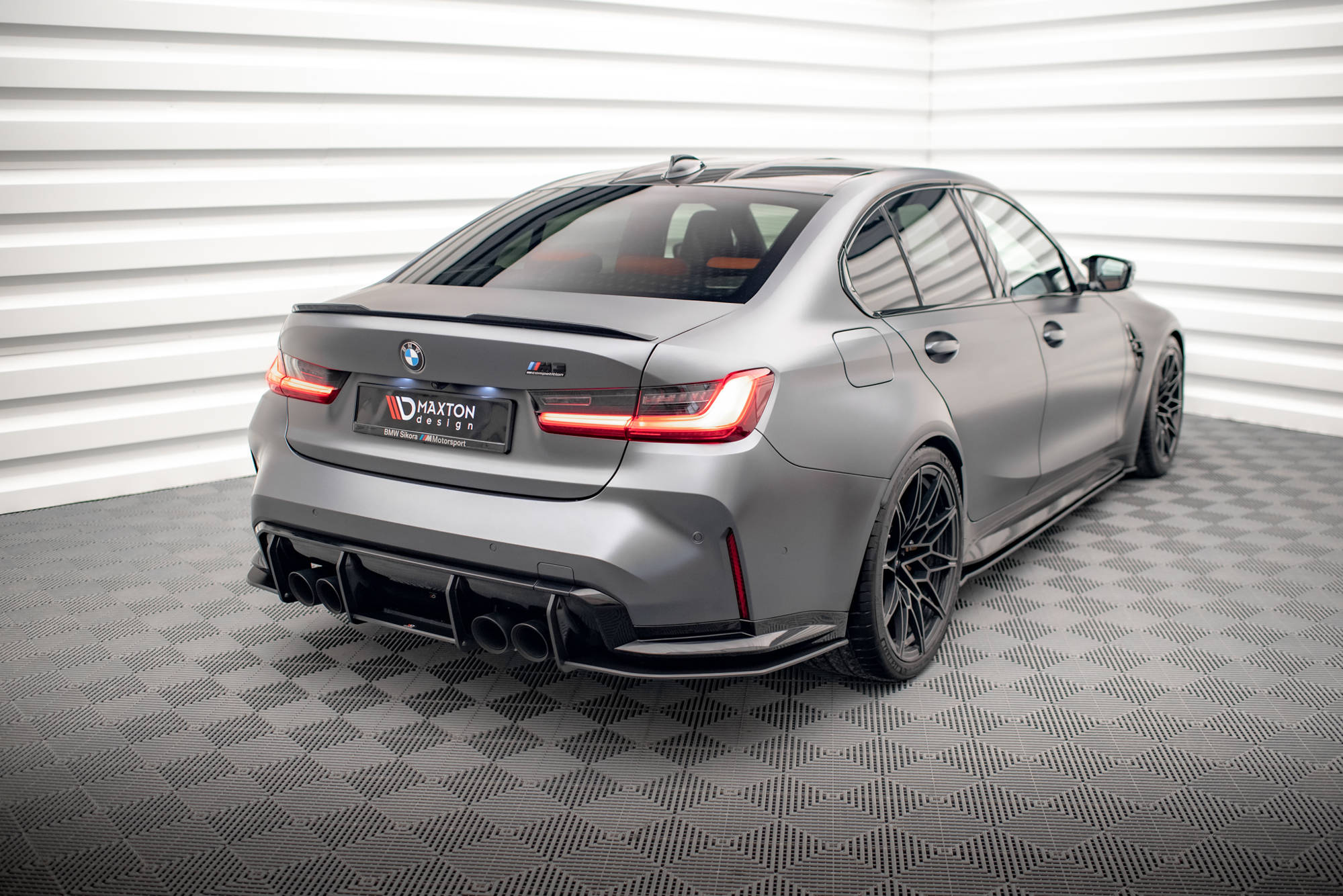 Maxton Design Street Pro Heckschürze passend für BMW M3 Limousine / Touring G80 / G81