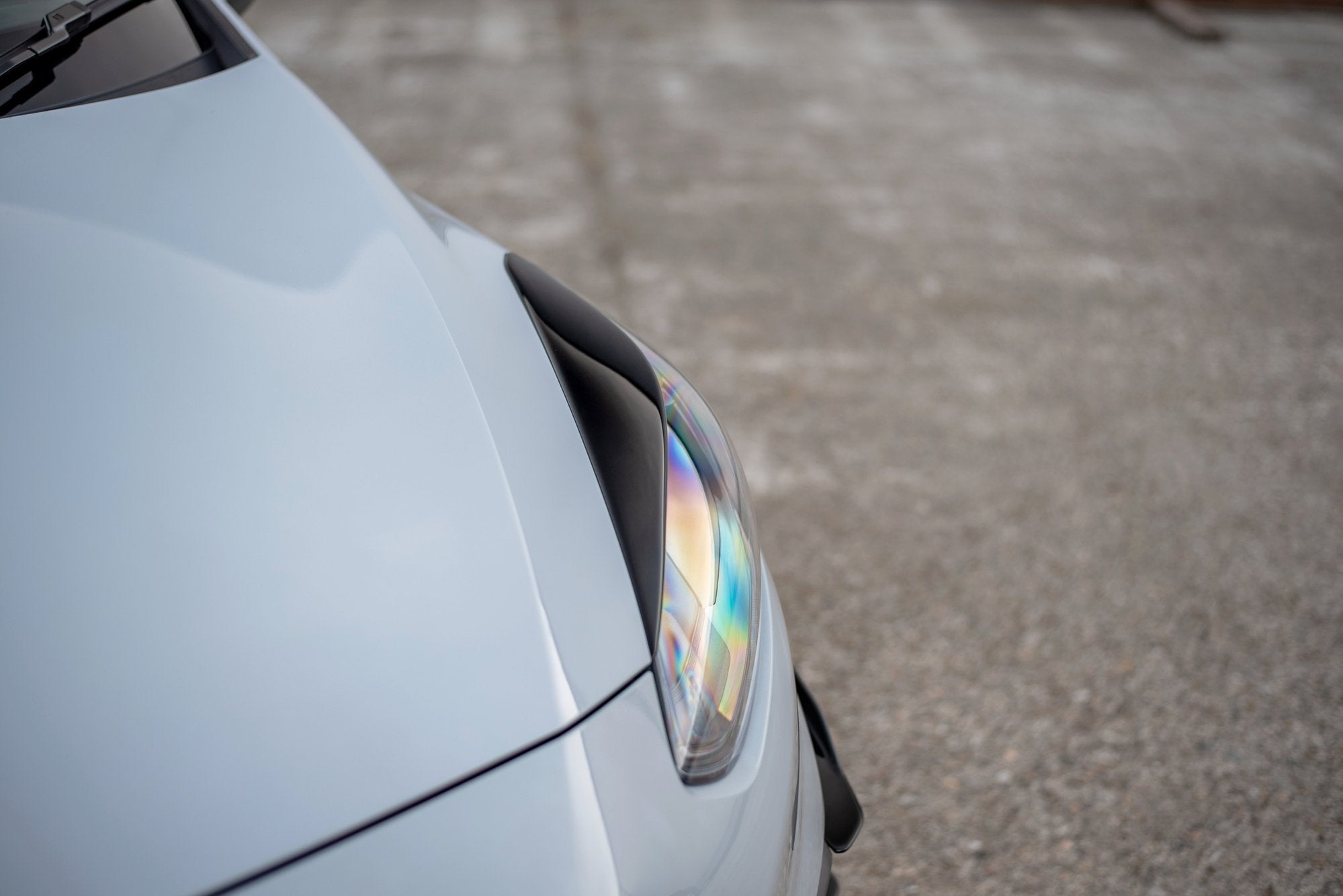 Maxton Design Scheinwerfer Blenden Böser Blick passend für Ford Fiesta Mk8 ST / ST-Line / Standard schwarz Hochglanz