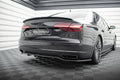 Maxton Design Spoiler CAP passend für Audi A8 D4 schwarz Hochglanz