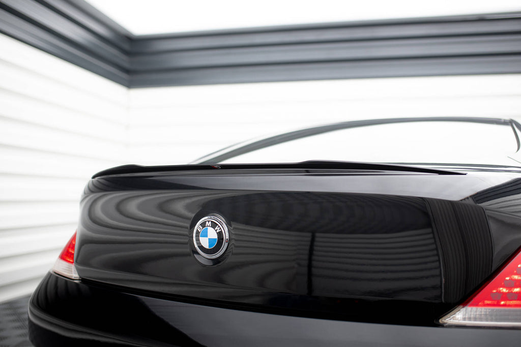 Maxton Design Spoiler CAP passend für BMW M6 / 6 E63 schwarz Hochglanz