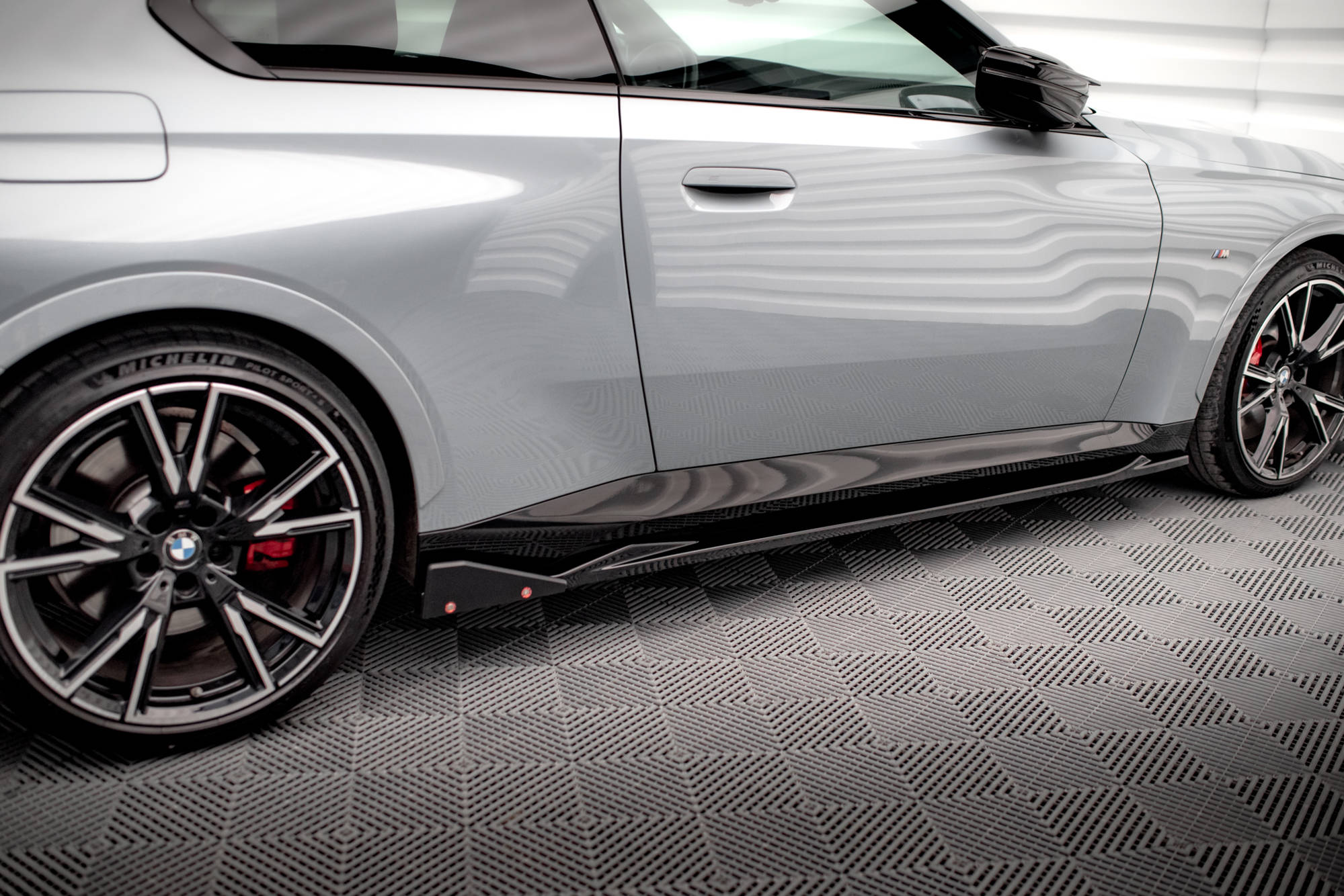 Maxton Design Street+ Seitenschweller Leisten V.2 passend für + Flaps passend für BMW 2 Coupe M-Paket / M240i G42