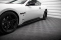 Maxton Design Street+ Seitenschweller Leisten passend für Maserati Granturismo S Mk1 schwarz Hochglanz