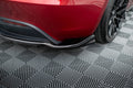 Maxton Design Street+ Mittlerer Diffusor RACE passend für V.1 Tesla Model 3 Project HighlandFacelift schwarz Hochglanz