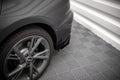Maxton Design Street Pro Heck Ansatz Flaps Diffusor + Flaps passend für Audi S3 Limousine 8Y schwarz Hochglanz