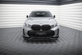 Maxton Design Street+ Spoilerlippe Front Ansatz V.2 passend für BMW X6 M-Paket G06 Facelift schwarz Hochglanz