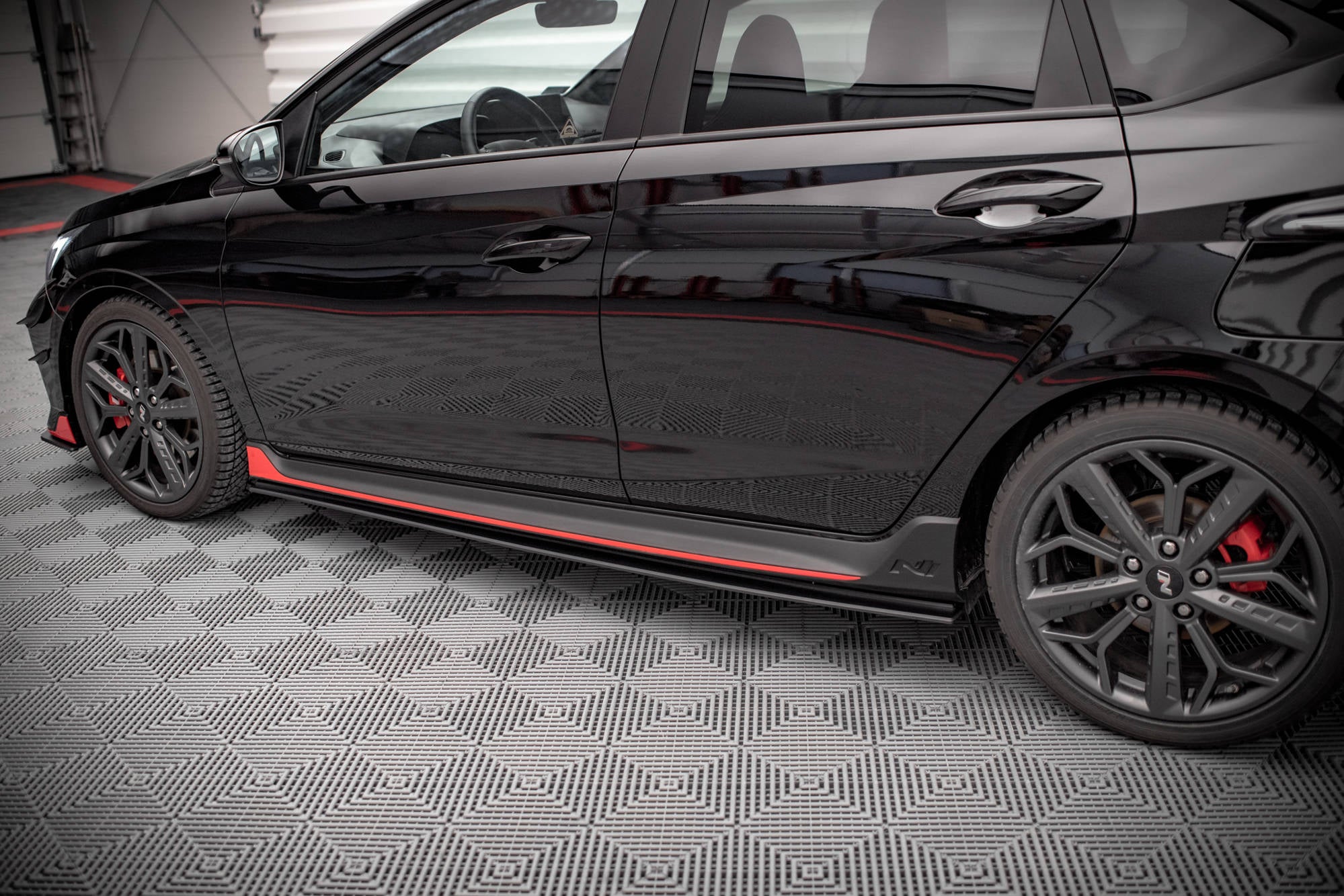 Maxton Design Street Pro Street+ Seitenschweller Leisten passend für Hyundai I20 N Mk3
