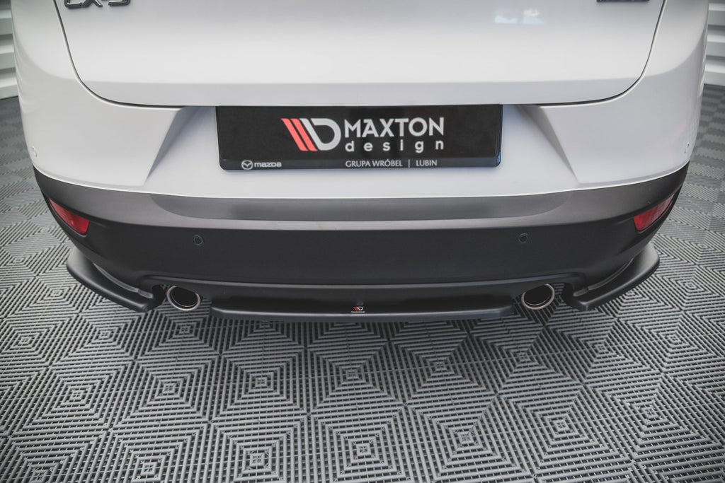 Maxton Design Heckansatz Mazda CX-3 schwarz Hochglanz für Mazda CX-3 Mk1
