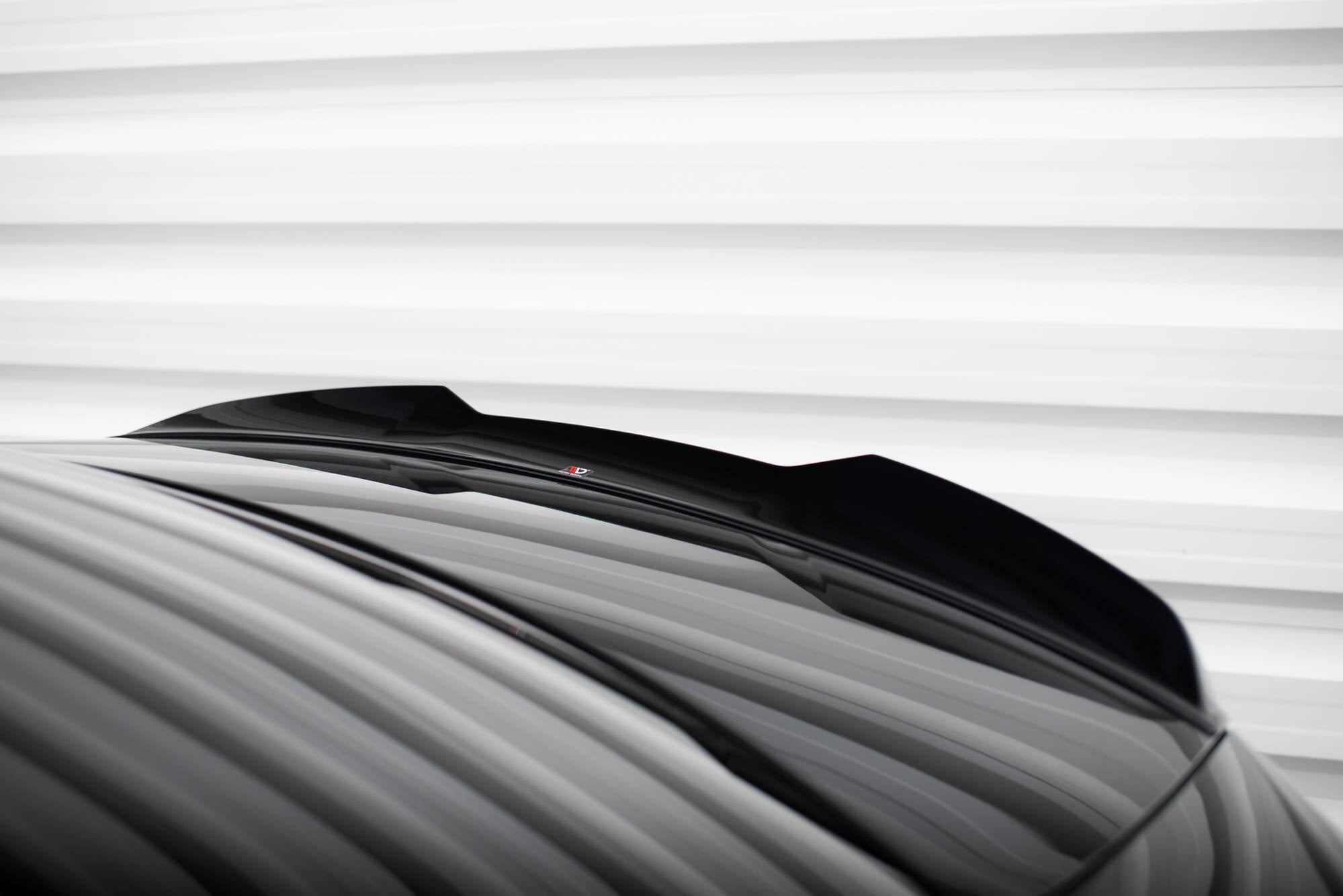 Maxton Design Spoiler CAP 3D passend für Mercedes-Benz E AMG-Line / E53 AMG Limousine W214 schwarz Hochglanz