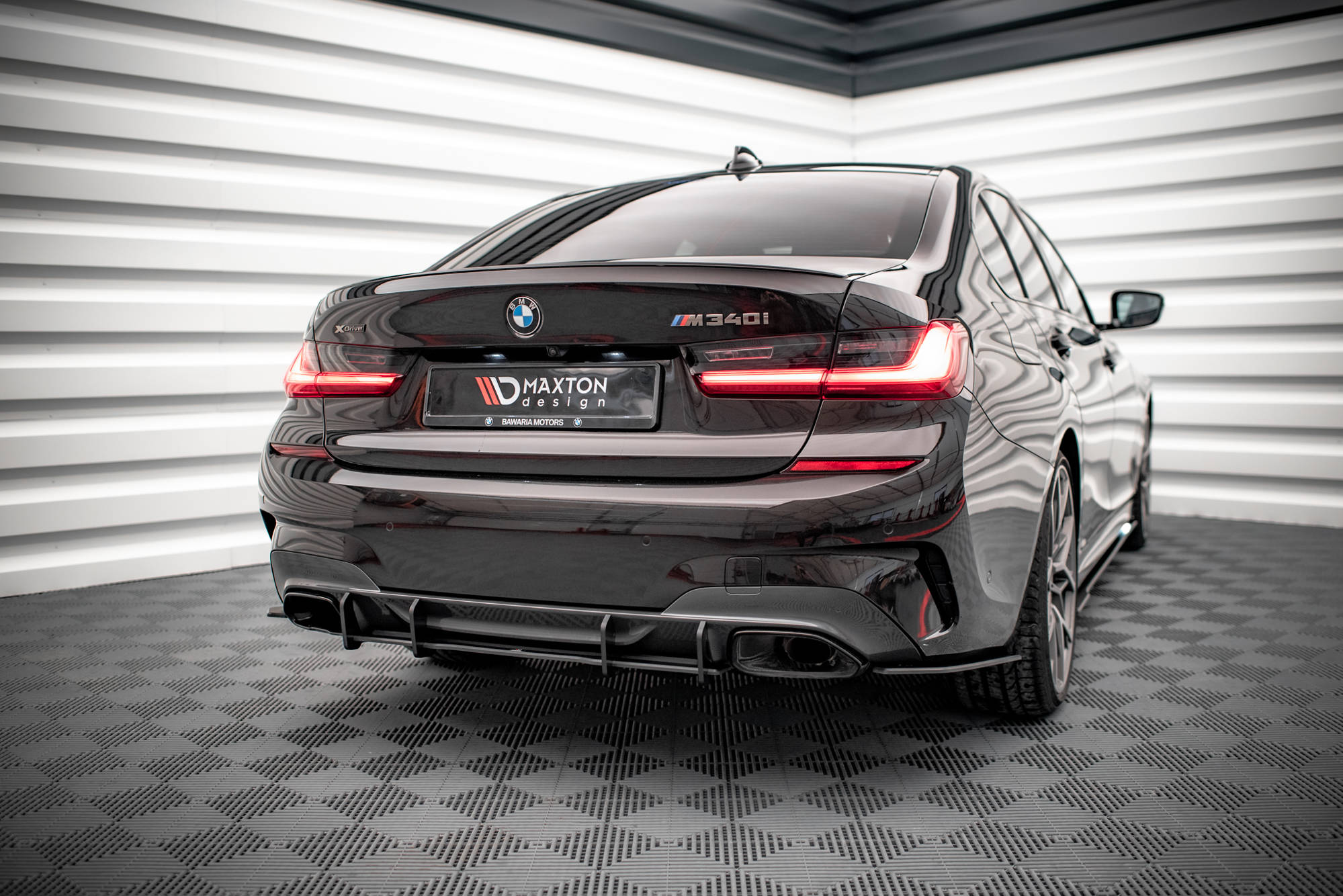 Maxton Design Street Pro Heckschürze passend für BMW 3er M340 G20 / G21