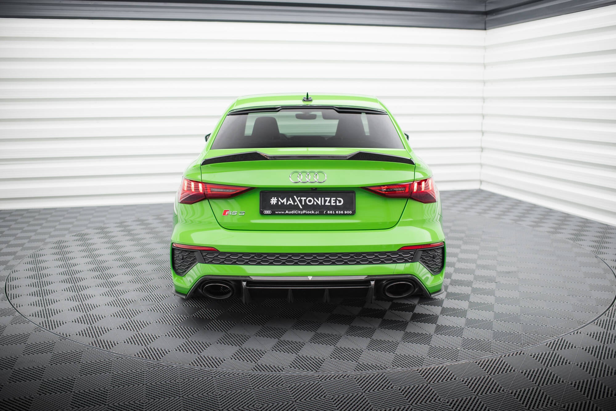 Maxton Design Prepreg Carbon Fiber Diffusor Heck Ansatz passend für Audi RS3 8Y