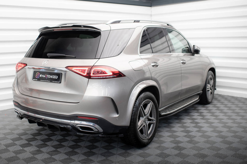 Maxton Design Street+ Seitenschweller Leisten passend für Mercedes-AMG / AMG-Line GLE SUV W167 / W167 Facelift schwarz Hochglanz