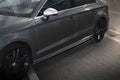 Maxton Design Street Pro Street+ Seitenschweller Leisten passend für Audi S3 / A3 S-Line Limousine 8V