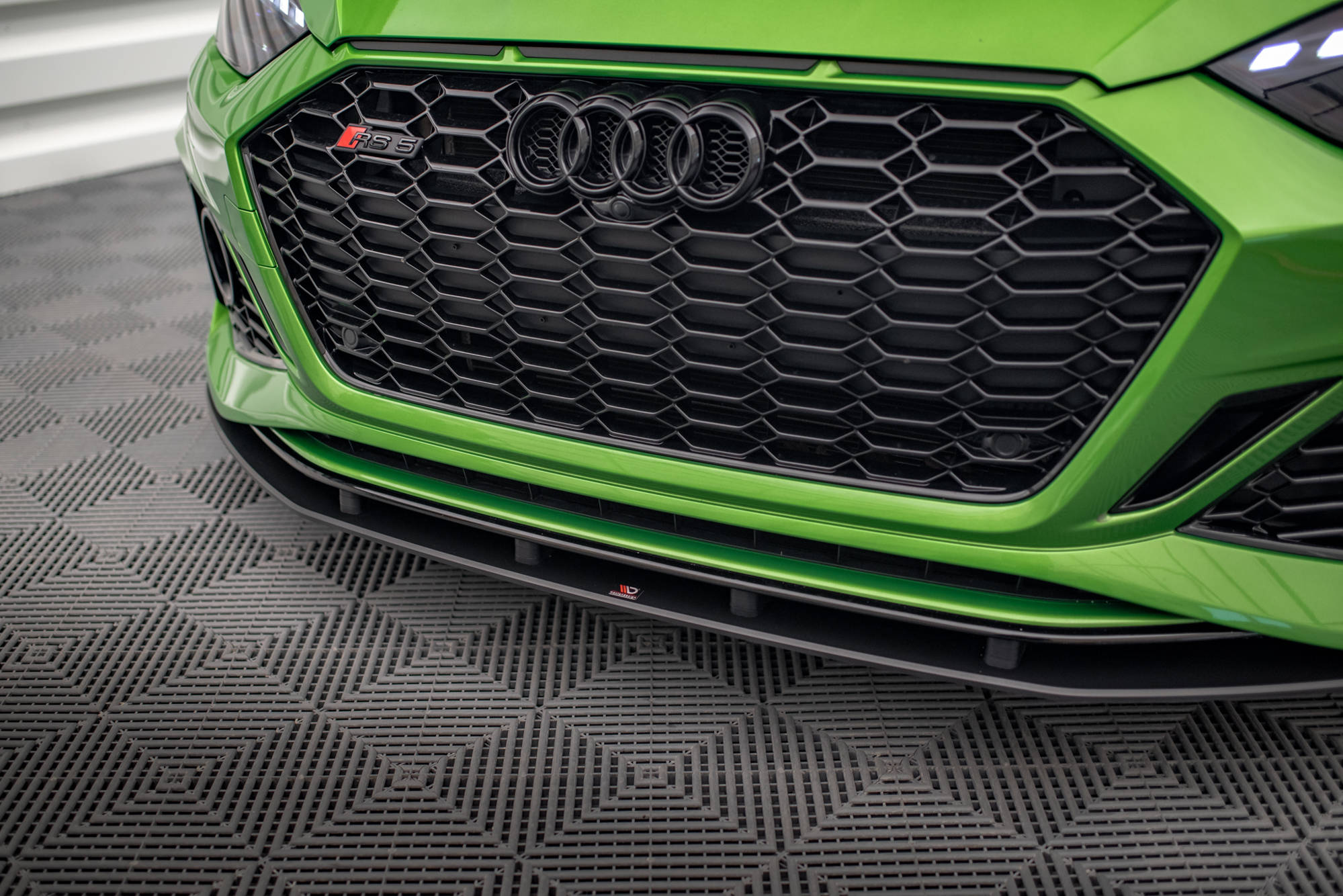 Maxton Design Street Pro Street+ Spoilerlippe Front Ansatz passend für Audi RS5 F5 Facelift